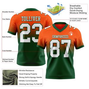 Practice American Football Jersey Polyester Mesh Dye Sublimated Custom Team <b>Name</b> Private <b>Label</b> Manufacturer Sports Uniform - Product Image 2