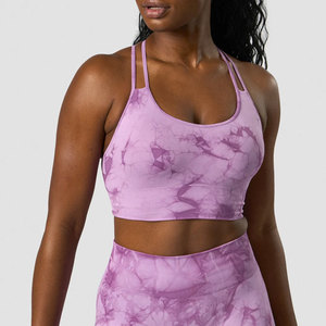 Sujetador Deportivo de Moda para Mujer al por Mayor, de Alta Calidad, con Diseño de Sublimación, para Entrenamiento Casual al Aire Libre, con Espalda Cruzada, para Verano - Product Image 1