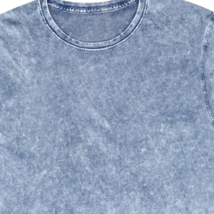 Camiseta de Hombre Oversize con Lavado Ácido, Larga, Lisa, de Algodón/Poliéster, Estilo Urbano, con Logo Frontal Personalizado, Cuello Redondo, Manga Corta, 220g, Lisa, OEM - Product Image 2