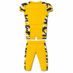 Club Teamwear American Football Uniform Team Set Mesh Polyester Custom Collar Design Camo Side Panel <b>Heat</b> Sublimation - Product Image 2