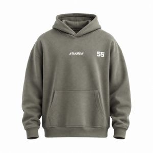 เสื้อฮู้ดสไตล์วินเทจขายดีที่สุด ทรงโอเวอร์ไซส์ สตรีทแวร์ ผ้าฟลีซหนานุ่ม ขายส่งจากผู้ผลิต - Product Image 1