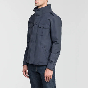 Mens Reflective Industrial Safety Jacket Durable <b>Utility</b> Workwear With Practical Pocket Configuration Features - Product Image 6