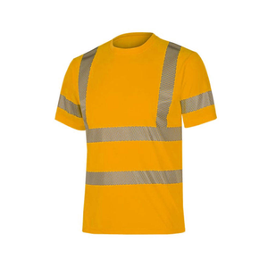 Camiseta de Trabajo Reflectante de Alta Visibilidad para Hombre, Verde, Poliéster, Ropa de Seguridad - Product Image 2
