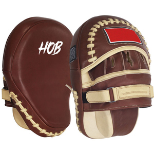 Boxing MMA Kickboxing Thai Boxing Leather Focus <b>Pads</b> Customizable High Quality Training Moisture Wicking Hook & Loop Closure - Product Image 3