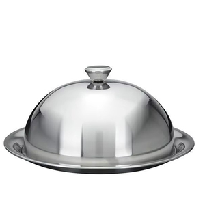 Beurrier pratique en acier inoxydable pour une utilisation quotidienne en cuisine, avec couvercle à prise facile et finition lisse - Product Image 1
