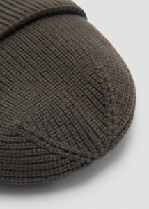 Gorro de punto jacquard unisex personalizado al por mayor con logo, gorro de invierno cálido de acrílico, gorro con dobladillo, gorro vintage a cuadros, camuflaje, informal para playa - Product Image 5