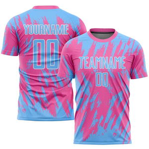 เสื้อฟุตบอลผู้ชายแบบระบายอากาศได้ดี สั่งทำได้ตามต้องการ ผ้าซับลิเมชั่น แห้งเร็ว ไม่ยับ แขนสั้น สำหรับทีมสโมสร - Product Image 6