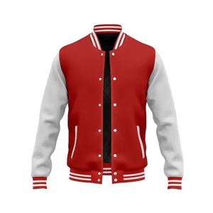 Veste de baseball vintage personnalisée pour homme, coupe-vent, avec patchs en chenille et broderies, manches en cuir, style veste pour homme - Product Image 4