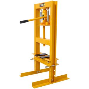 Pressa Idraulica da Banco Regolabile da 6 Tonnellate con Telaio a H e Piano di Lavoro per Uso in Garage - Product Image 4