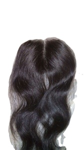 Fournisseur de perruques en cheveux humains Remy indiens en Inde, perruque frontale ondulée douce avec ceinture et fermeture ajustables - Product Image 2