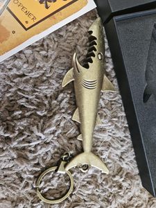 Handmade Brass Shark <b>Bottle</b> Opener Keychain Nautical <b>Ocean</b> Fish Beer <b>Bottle</b> Opener Gift Brass Handicraft Brass Bar tools opener - Product Image 6