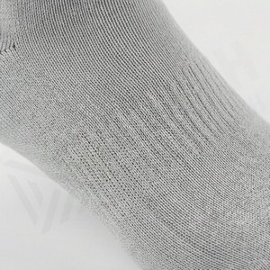 Knee High <b>Socks</b> Gray Striped Breathable Soccer Football <b>Socks</b> for Adults Regular Style Knitted Sport <b>Socks</b> - Product Image 5