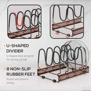 ชั้นวางของแข็งแรงทนทานพร้อมชั้นวางกว้างขวาง |   อุปกรณ์จัดระเบียบที่สมบูรณ์แบบสำหรับบ้านและสำนักงาน - Product Image 4