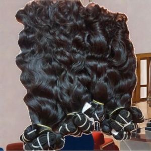 ผมเรมี่แท้จากธรรมชาติที่ไม่ผ่านการทำผมผมชาวอินเดีย - Product Image 1