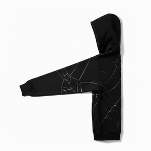 High Quality Hoodie Bulk <b>Men</b> Tracksuit Custom Label Heavyweight Hooded Sweatshirt Puff Print Streetwear Apparel - Product Image 2
