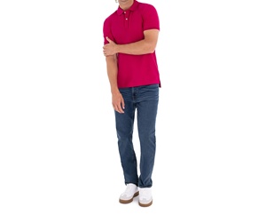 Producto más demandado: Camiseta de golf informal para hombre, 100% algodón, manga corta, con bolsillo, bordado, estampado digital, antiarrugas. - Product Image 1