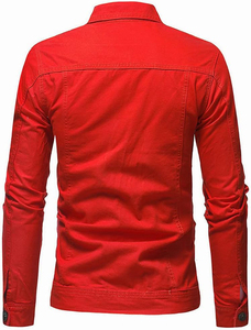 Men's Stylish Winter Formal <b>Denim</b> <b>Jackets</b> Casual Breathable Windproof High Quality <b>Customized</b> Logo Print for Wholesale price - Product Image 2