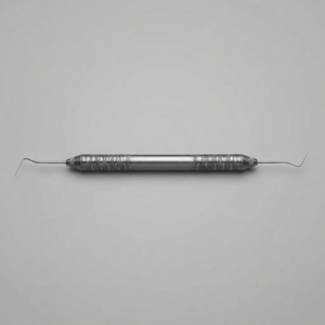 Sonde de diagnostic dentaire OPTITECH HEALTHCARE # Instrument chirurgical manuel à double extrémité moleté argenté 17/23 Classe I HF-0003 - Product Image 6
