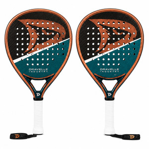 Juego de Raquetas de Pádel de Fibra de Carbono Personalizadas, Raquetas de Tenis de Pádel Profesionales de 360 g con Red de Nailon y Núcleo de EVA, Empuñadura Blanca - Product Image 2