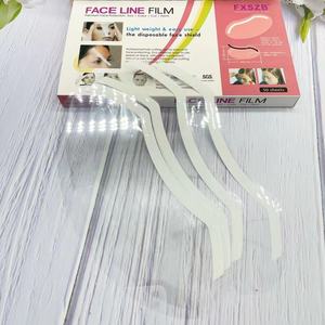 50 protectores desechables de plástico para cejas, visera para microblading y PMU, protección contra el spray para el cabello en salones de belleza - Product Image 3