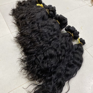 Cabello Humano Virgen del Sur de la India, Procedente de Templos, Sin Químicos, Grueso y Saludable, 100 g - Product Image 1