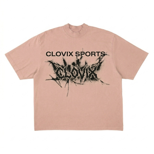 เสื้อยืดแขนสั้นผู้ชาย CLOVIX SPORTS ลายกราฟิก สไตล์สตรีท คอกลม ผ้าฝ้าย ทรงปกติ แฟชั่นหรู ราคาถูก - Product Image 4