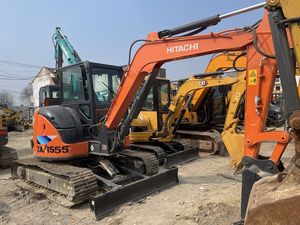 รถขุดขนาดเล็กฮิตาชิ ZX55UR-5 รุ่นดั้งเดิม 3 ตัน ระบบไฮดรอลิก แบบตีนตะขาบ เครื่องยนต์ดีเซล สำหรับงานก่อสร้าง พร้อมมอเตอร์และเกียร์ ขาย - Product Image 1
