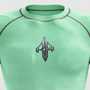 Nuevo Diseño de Cuello Redondo para Camiseta de Rashguard de MMA con Material de Spandex/Poliéster, Impresión por Sublimación, Logotipo Personalizado por RIVIAN ATLANTIC - Product Image 6