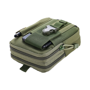 กระเป๋าคาดเอวอเนกประสงค์แบบพกพาขนาดเล็กสำหรับเดินป่า  วัสดุไนลอน/โพลีเอสเตอร์ กันน้ำ สายสะพายไหล่แบบโมลล์ คุณภาพสูง - Product Image 5