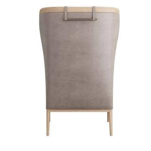 Sillón Moderno de Madera Tapizado con Cojín para Hotel, Sala de Estar o Recepción - Product Image 4