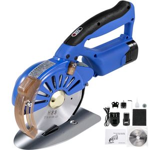 Taglierina in tessuto rotativa 125mm altezza di taglio per taglio Wireless elettrico rotativo motore interamente in rame con basso rumore Adj - Product Image 1