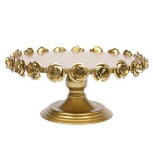 Soporte de metal individual para pasteles, ideal para destacar un pastel especial en celebraciones y mesas decorativas. - Product Image 2