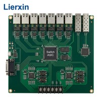 Commutateur Ethernet industriel Lierxin LEX-IES-SW-V25 à contrôle d'impédance, carte PCB 6-8 couches, commutateur Gigabit géré, PROFINET TSN