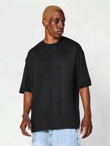 เสื้อยืดโอเวอร์ไซส์ทรงบ็อกซี่ ผ้าคอตตอน 100% พิมพ์ลายดิจิตอลแบบกำหนดเอง สำหรับผู้ชาย ตัดเย็บแบบครอป แห้งเร็ว ทรงหลวมไหล่ตก สไตล์สตรีท - Product Image 4