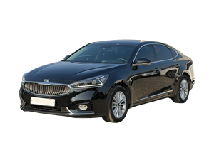 Voiture d'occasion noire K7 2019 berline GPL avec siège à mémoire de forme, navigation, caméra, 5 places, conduite à gauche, voiture d'occasion coréenne - Product Image 1