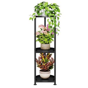 Modern 3 Tier Metal <b>Plant</b> Stand Indoor Outdoor Tall Flower <b>Pot</b> <b>Holder</b> Rack for Living Room Balcony Garden Corner Home Decor - Product Image 1