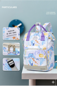 Mochila Pañalera Multifuncional de Nailon Impermeable, Gran Capacidad, para Viajes en Todas las Estaciones - Product Image 6