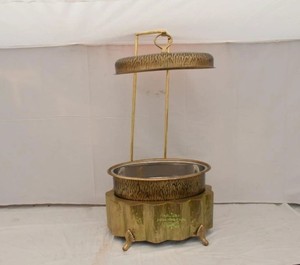 Bronze Chafer With Stainless Steel Bowl <b>Buffet</b> <b>Server</b> Food Display Stand For Hotel Restaurant Banquet - indian Home Crafts - Product Image 5