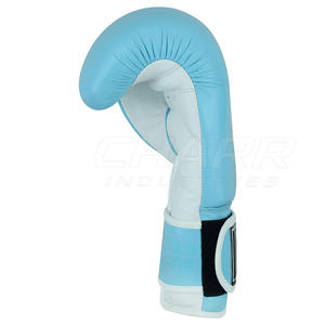 Guantes de Boxeo de Cuero con Correa de Muñeca Ajustable y Cierre de Gancho y Bucle para un Soporte Seguro Durante el Entrenamiento, de Alto Rendimiento para Gimnasio - Product Image 4