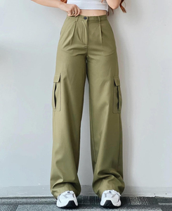 Nuevos Pantalones Cargo Casuales de Senderismo para Hombre al por Mayor, de Cintura Media con Bolsillos, Tejidos de Poliéster/Algodón Transpirables, Impermeables y Ecológicos para Otoño - Product Image 1