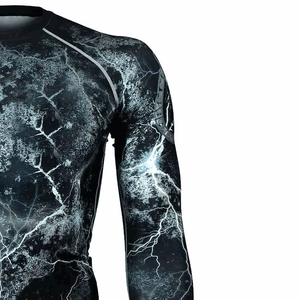 Lightweight Quick Dry Plain Dyed <b>Rash</b> <b>Guard</b> for <b>Men</b> Training Wear OEM Service <b>Men</b> <b>Rash</b> <b>Guard</b> in Multi Colors - Product Image 6