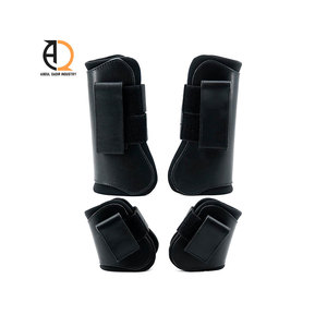 Protège-tendons et sabots ajustables en néoprène synthétique pour chevaux, pour le confort et le soutien - Product Image 4