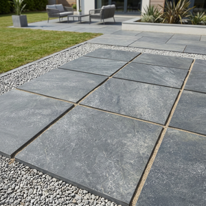 กระเบื้องพอร์ซเลน Hammer Stone Nero 20 มม. – ขนาด 600x600 มม. R11 แบบรีทัช สำหรับปูพื้นภายนอกอาคาร - Product Image 6