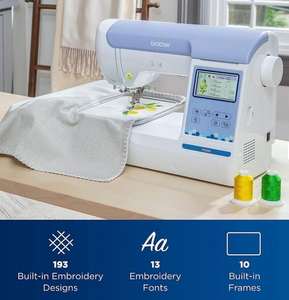 Machine à broder Virtue Brothers PE900 5" x 7" avec fils à broder et kit d'accessoires de luxe 250+ - Product Image 1