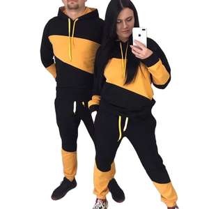 Conjunto Deportivo de Dos Piezas para Hombre, Sudadera con Capucha y Pantalones Deportivos, Traje Deportivo de Invierno, Sudadera con Cremallera Completa y Logotipo Personalizado, Algodón - Product Image 2