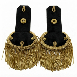 Épaulettes de luxe de qualité supérieure, accessoires décoratifs pour vêtements avec logo personnalisé, service OEM, taille OEM, fabrication sous marque privée - Product Image 6