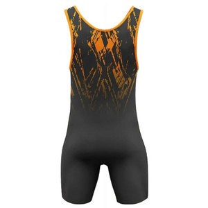 Maillots de lutte unisexes sur mesure, respirants, col en V, double bretelle, ajustés, écologiques, pour la lutte, en gros, faible MOQ, livraison rapide - Product Image 2
