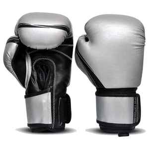 High Quality Professional Boxing <b>Gloves</b> Breathable <b>Moisture</b> Wicking Leather Hook Loop Closure Customizable Unisex Gears - Product Image 1