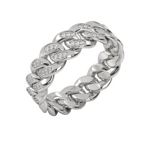 Bague Hip Hop pour homme en or blanc 18 carats synthétique VVS, diamant de laboratoire, bagues pour homme et femme, à porter pour les fêtes, certifiée IGI - Product Image 2