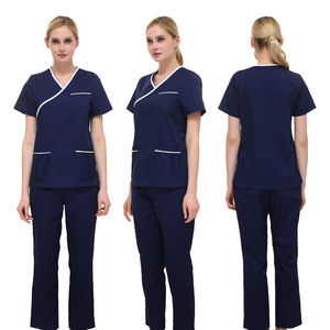 Premium Unisex Medical <b>Scrub</b> Set with Jogger Pants Customized Hospital Nursing Uniform Wholesale - Product Image 6